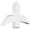 Ekena Millwork Bellingham Architectural Grade PVC Gable Bracket, 36"W x 21"H x 4"D x 6"F, 14/12 Pitch GBP036X21X0406BEL00 - alternate 1